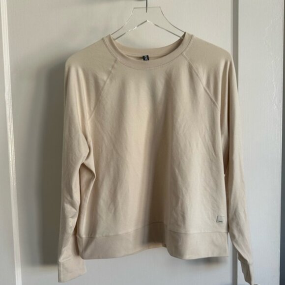 Vuori Halo Crewneck in Cream Ecru Color - Picture 1 of 6